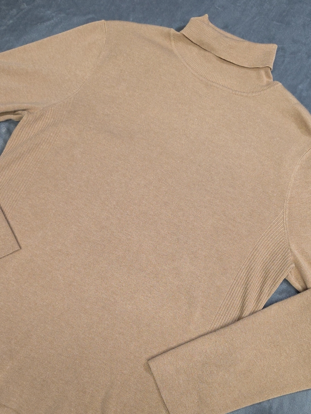 Chico's Women's Camel/Tan Turtleneck Sweater